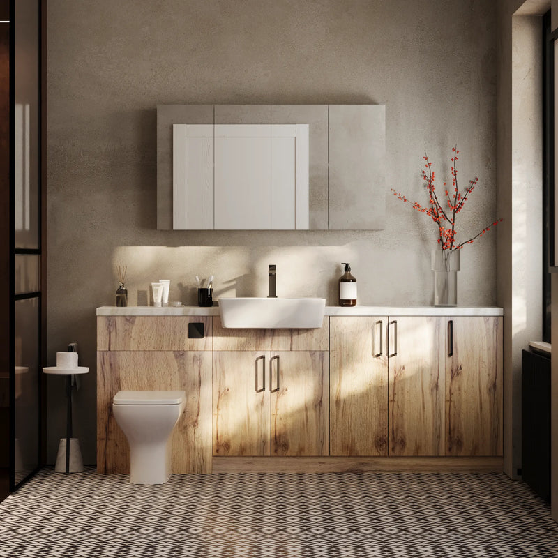 Oliver 2100 Oak Fitted Furniture Combination