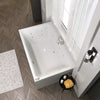 1800 x 1100mm 16 Jets Double Ended Whirlpool Bath with Optional 12 Jet Air Spa