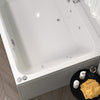 1800 x 1100mm 16 Jets Double Ended Whirlpool Bath with Optional 12 Jet Air Spa