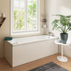1600 x 700mm 6 or 14 Jets Single Ended Whirlpool Bath Mercury
