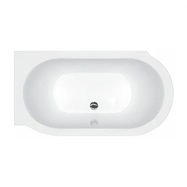 Carron Advantage Offset Corner Bath 1500mm x 780mm Right Handed - 5mm Acrylic