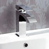 Sidaw basin mono mixer tap with waste in chrome, clean modern single-lever design with smooth operation