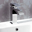 Sidaw basin mono mixer tap with waste in chrome, clean modern single-lever design with smooth operation
