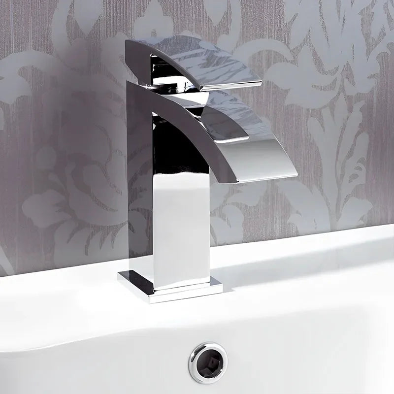 Sidaw basin mono mixer tap with waste in chrome, clean modern single-lever design with smooth operation