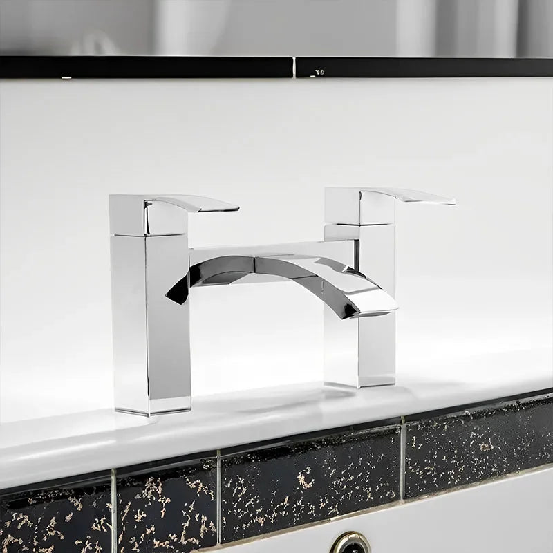 Sidaw bath filler tap in chrome, clean modern design for quick and quiet bath filling