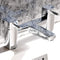 Concept bath filler tap in chrome, modern single-lever design for quick and quiet bath filling