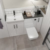 Oliver Gloss White Fitted Furniture Combination