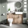 Oliver 1200 Oak Fitted Furniture Combination