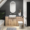 Oliver 1500 Oak Fitted Furniture Combination