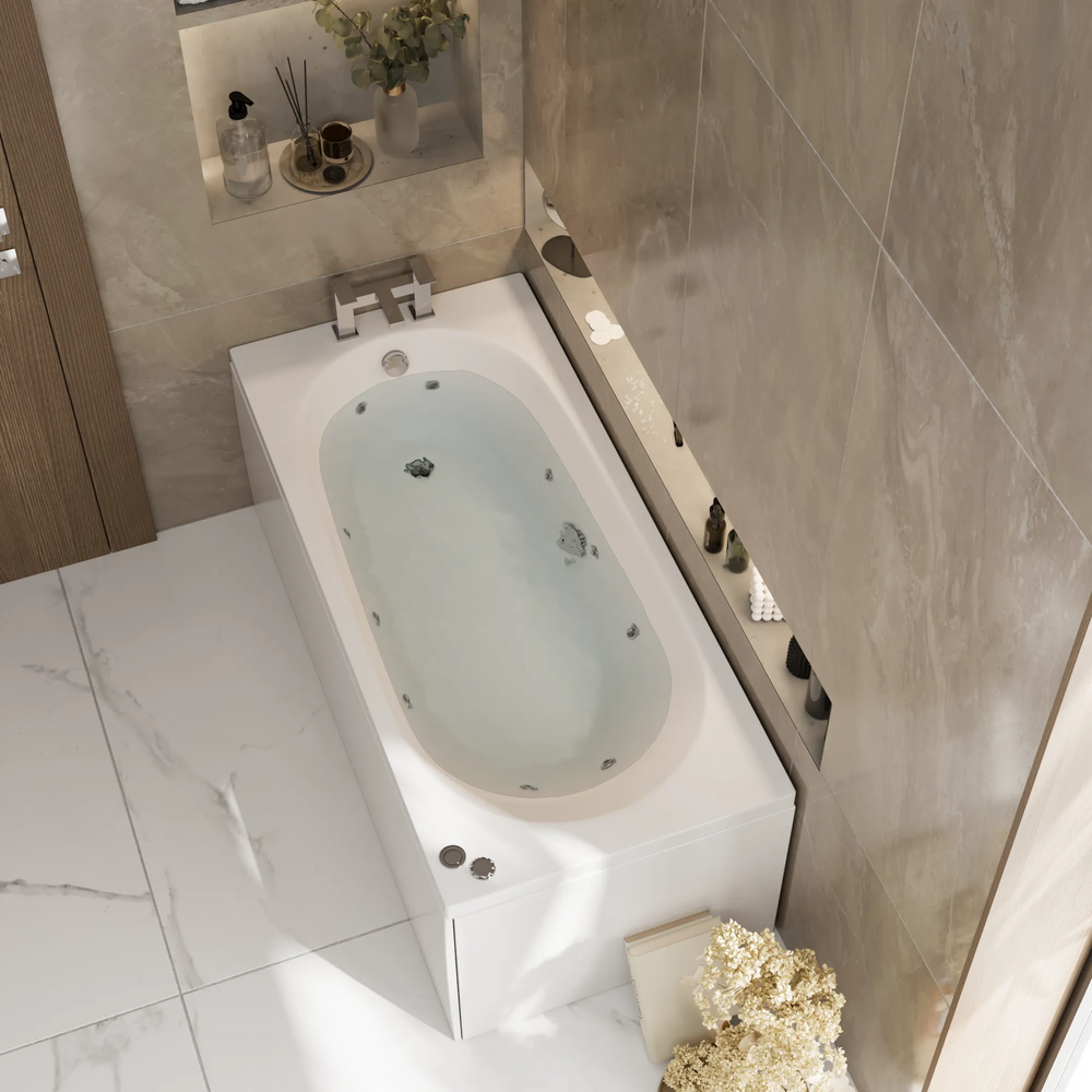 1500 x 700mm Single Ended Bath Mercury