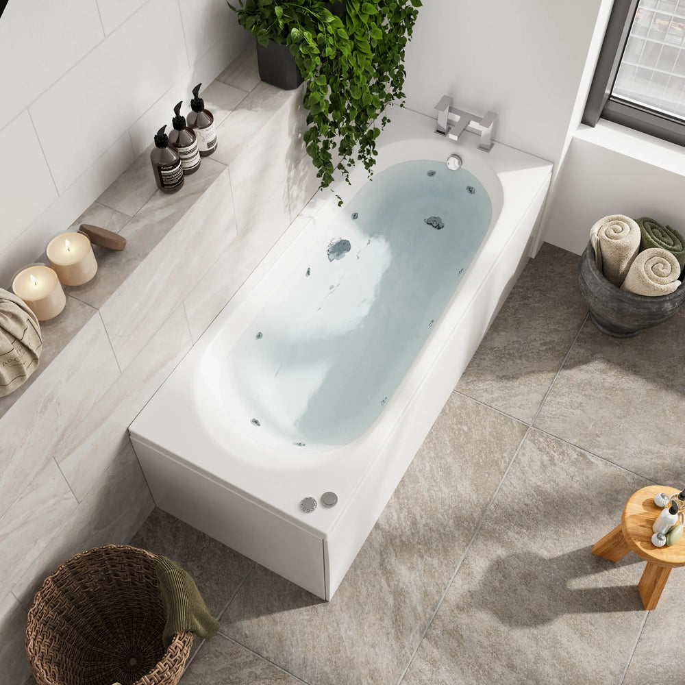 1700mm Single Ended Bath Mercury