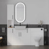 Oliver 1700 Matt White Shaker Fitted Furniture Combination with Tall Boy