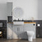 Oliver Grey Slim Shaker Fitted Furniture Combination with Tall Boy Storage