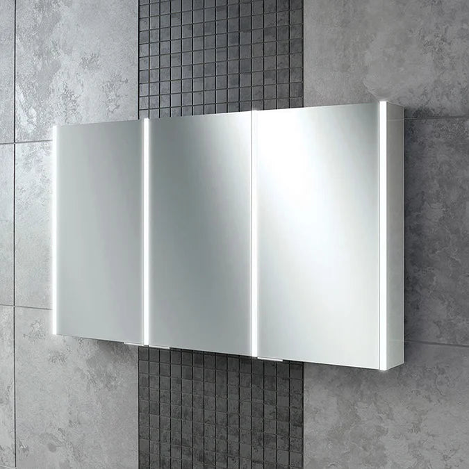 Hib Xenon 120 Mirror Cabinet W120.5 x H70 x D13cm