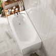 1400 x 700mm Single Ended Bath Mercury