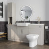 Oliver 1700 Cashmere Shaker Fitted Furniture Combination with Tall Boy