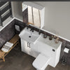 Oliver 1200 Matt White Shaker Fitted Furniture Combination