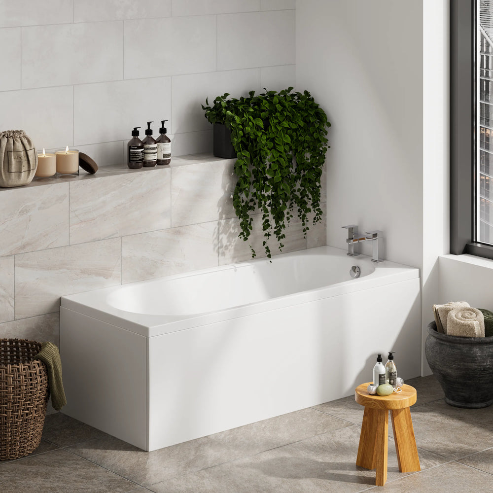 1700mm Single Ended Bath Mercury