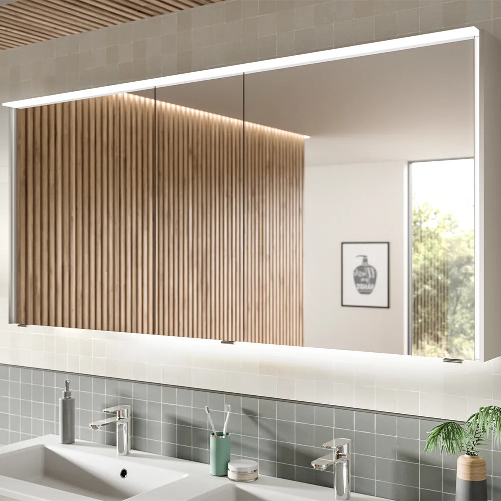 Pelipal Series 6010 Mirror Cabinet with Canopy and Side LED