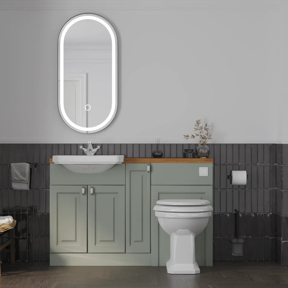 Oliver Traditional Sage Green Fitted Furniture Combination