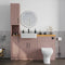 Oliver Pink Shaker Fitted Furniture Combination with Tall Boy Storage