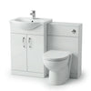 Kiana 1050mm Combination Vanity Unit & BTW Toilet Complete Suite