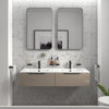 Jivana Gold 1200mm Twin Sink Wall Hung Basin Unit with Drawers