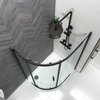 900mm x 900mm Semi Frameless Quadrant Odessa