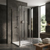 800mm x 800mm 3 Sided Pivot Square Shower Enclosure Radiant