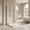 800mm x 800mm 3 Sided Pivot Square Shower Enclosure Radiant