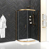 900mm x 900mm Semi Frameless Quadrant Odessa