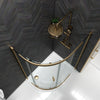 900mm x 900mm Semi Frameless Quadrant Odessa