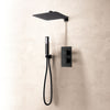 Concealed Shower Twin Valve, Fixed Shower Head & Handset Square