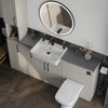Oliver 1700 Cashmere Shaker Fitted Furniture Combination with Tall Boy