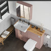 Oliver 1200 Matt Pink Shaker Fitted Furniture Combination