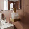 Frosted Glass Soap Dispenser Slade