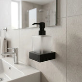 Frosted Glass Soap Dispenser Slade