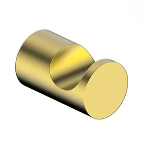 Towel Ring Small Round Brushed Brass Arrow