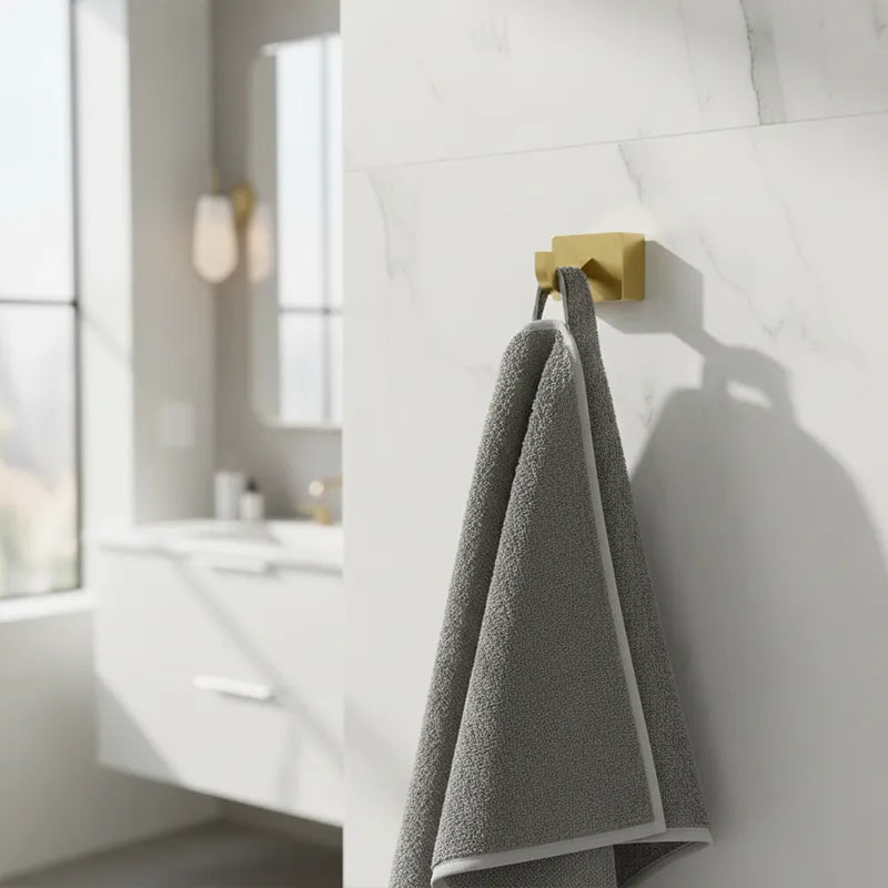 Robe Hook Brushed Brass Lima