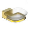 Soap Dish Square Brushed Brass Lima