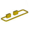 Towel Bar Single Square Brushed Brass Lima