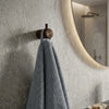 Fluted Brushed Bronze Robe Hook