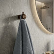 Fluted Brushed Bronze Robe Hook