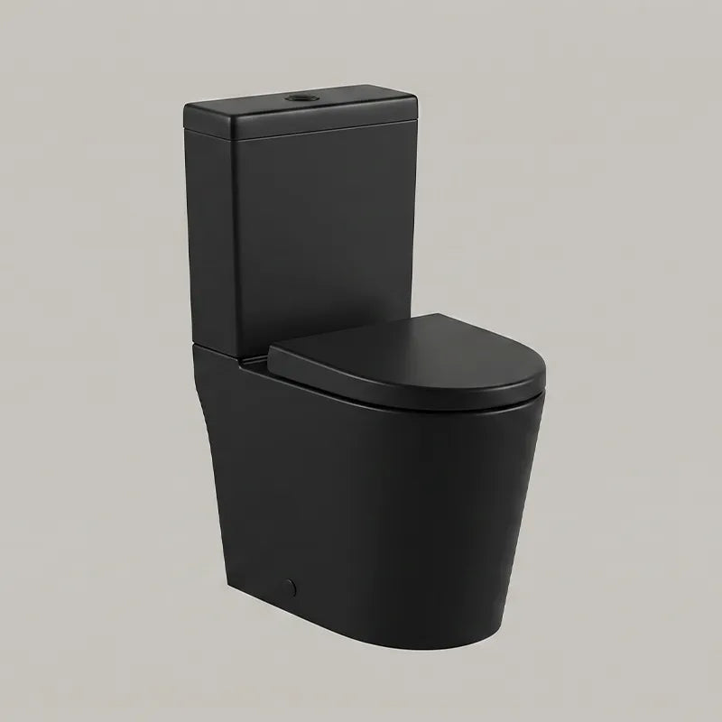 Alessio Black Close-Coupled Toilet