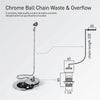 Basin Plug Chain Chrome