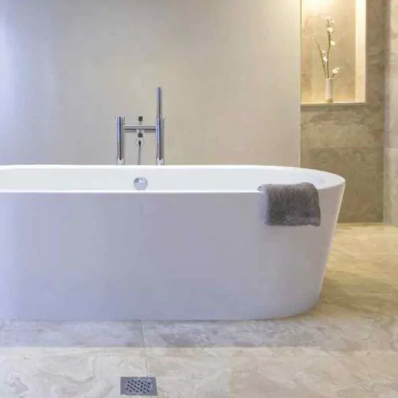 Plazia 1780 x 800 Freestanding Bath (Waste Included) White