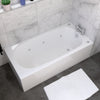 1400 x 700mm Petite 6 Jet Whirlpool Single Ended Bath