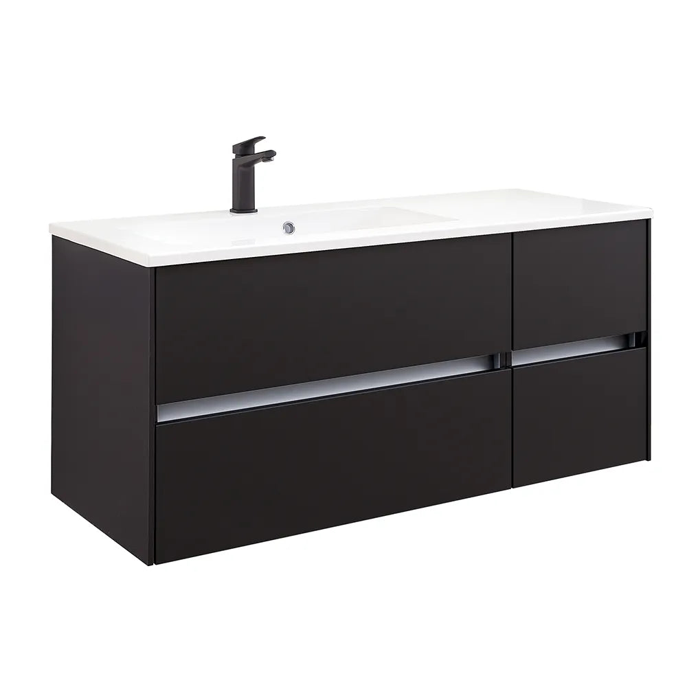 Pelipal Series 6010 1125mm Handleless Vanity Unit (optional LED lighting)