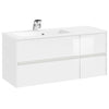 Pelipal Series 6010 1125mm Handleless Vanity Unit (optional LED lighting)