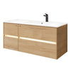 Pelipal Series 6010 1125mm Handleless Vanity Unit (optional LED lighting)